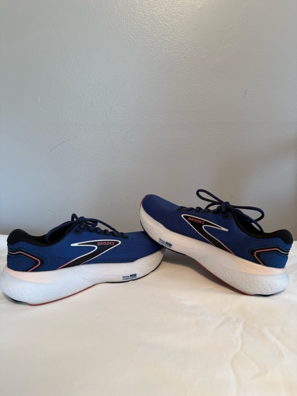 Brooks Navy Blue, White and Orange Women's Running Shoes Glycerin 21